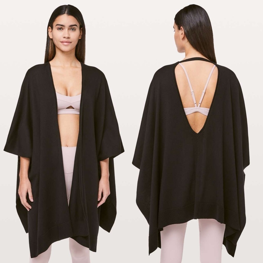 LULULEMON Free To Coast Wrap Black